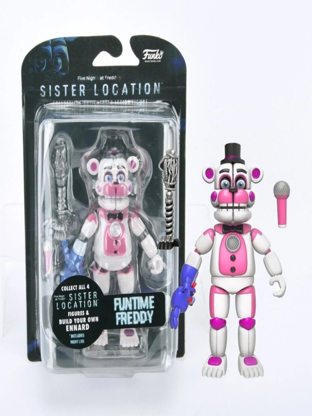 Sister Location Five Nights At Freddy Funtime Freddy 5" Action Figure Toy